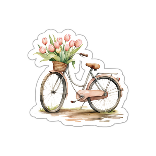 Floral Bike - Spring