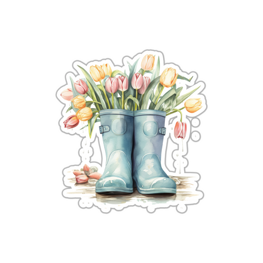 Flowers In Boots