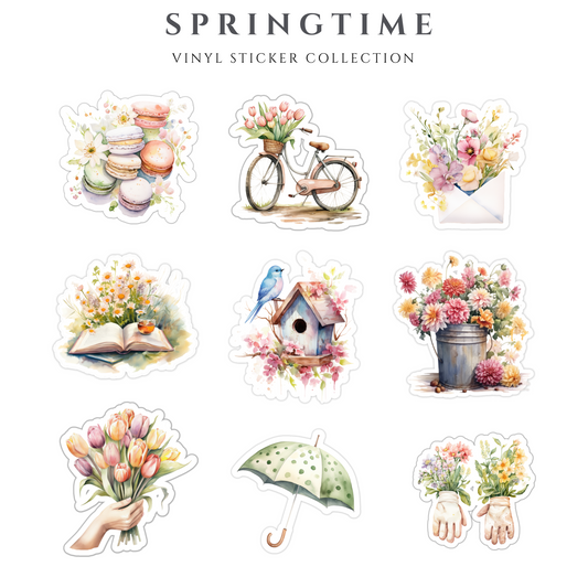 Floral Bike - Spring
