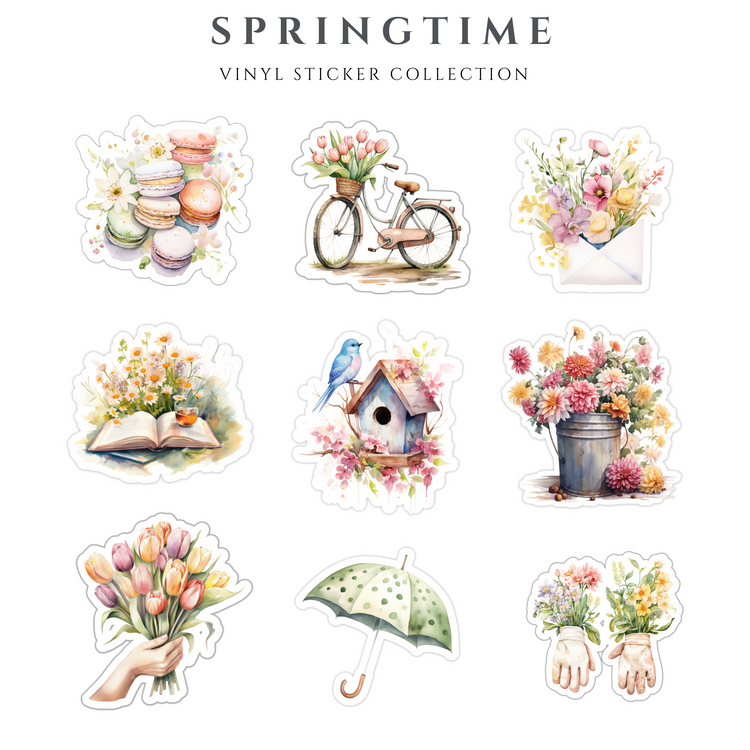 Floral Bike - Spring