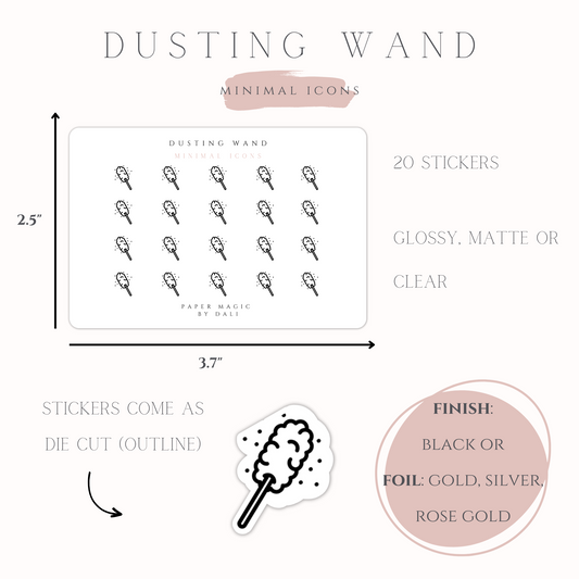 Dusting Wand Minimal Icons