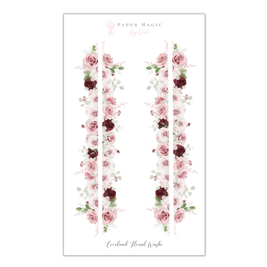 Loveland Floral Washi Sheet