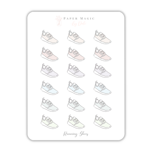 Running Shoes Planner Icon Stickers