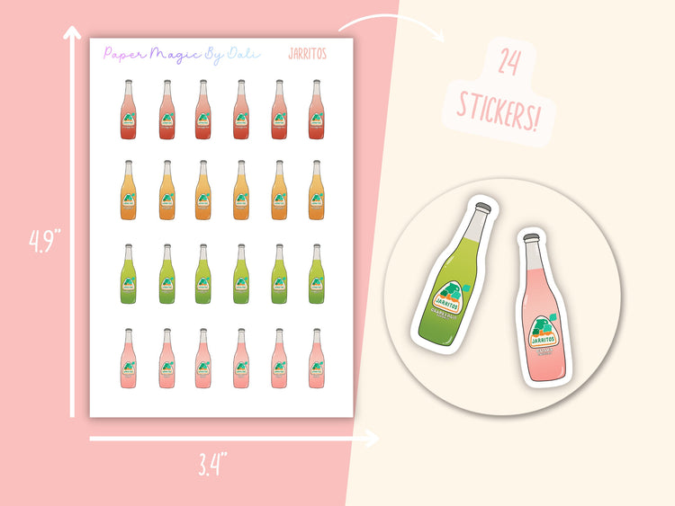 Mexican Drink Icon Planner Stickers